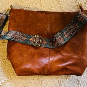 Brown Leather Shoulder Bag